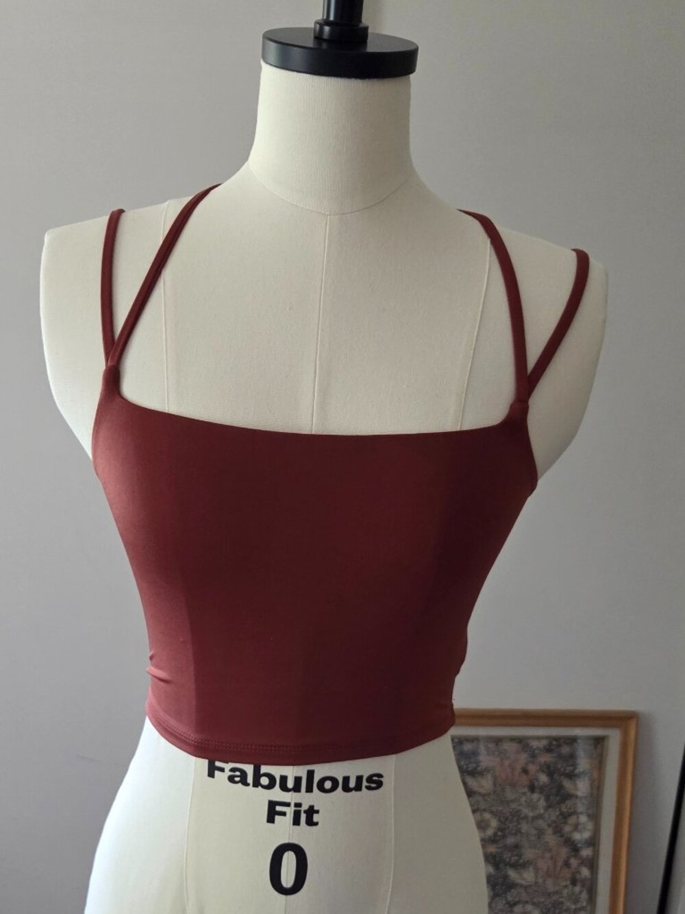 Express Criss-Cross Strappy Back Crop Top